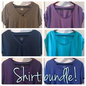 6 solid Lane Bryant 18/20 T-shirts